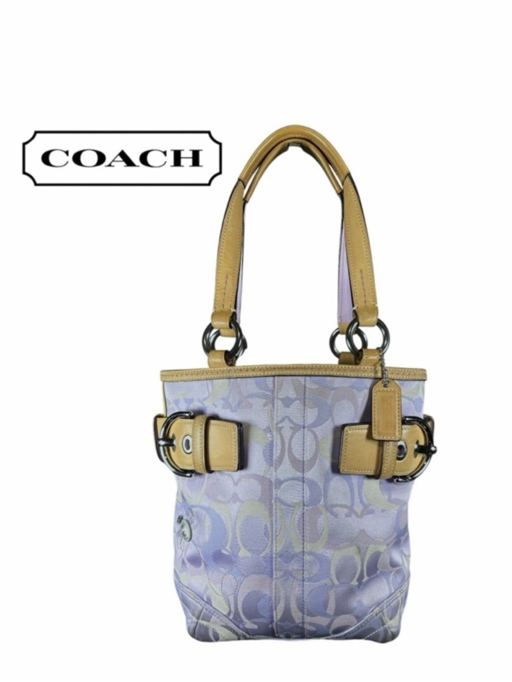 Coach SoHo 5077 Optic‎ Purple Ladybug Handbag